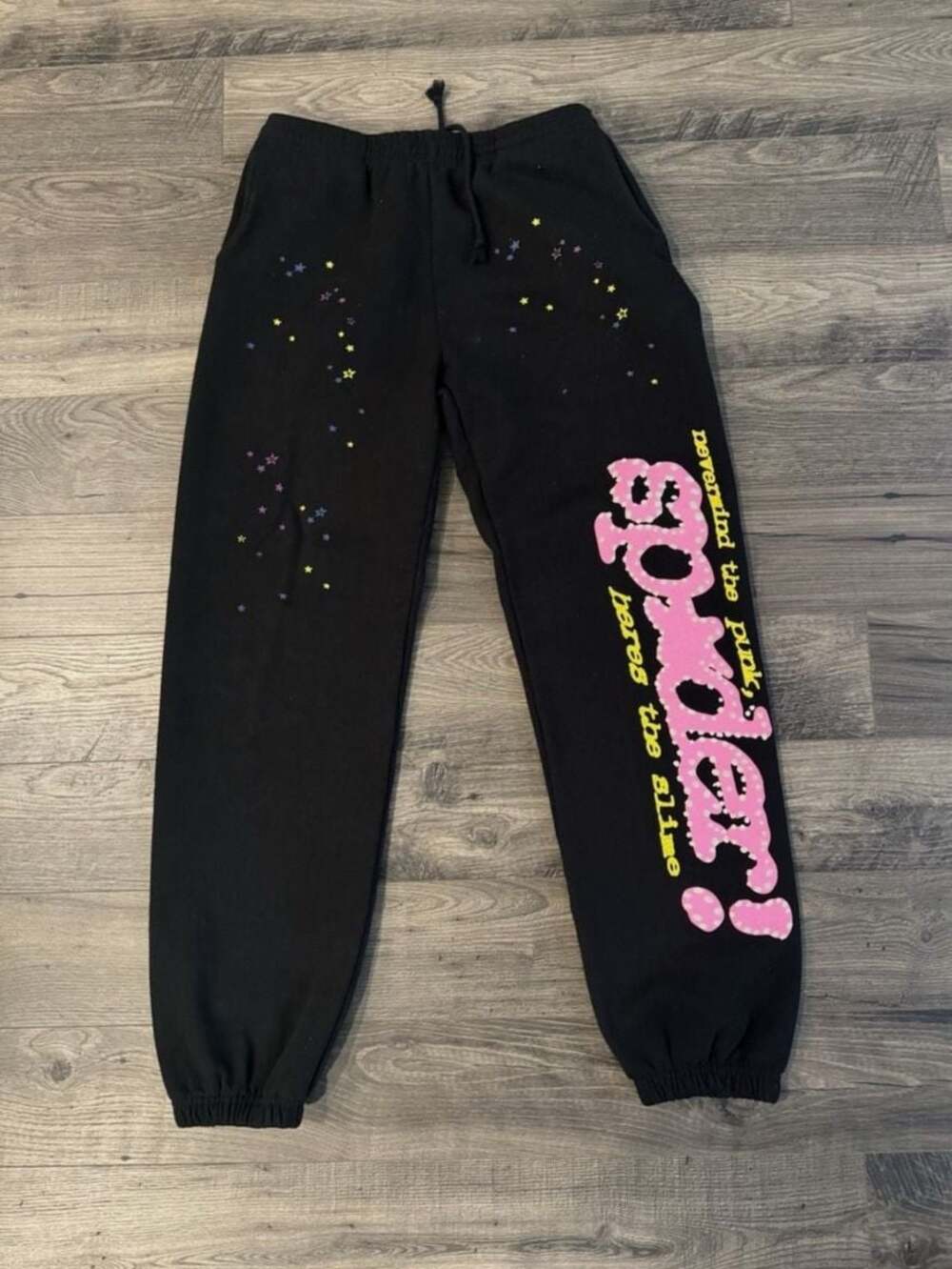Sp5der P*nk V2 Sweatpant Black